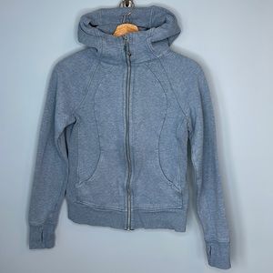 Lululemon blue scuba hoodie, size 6